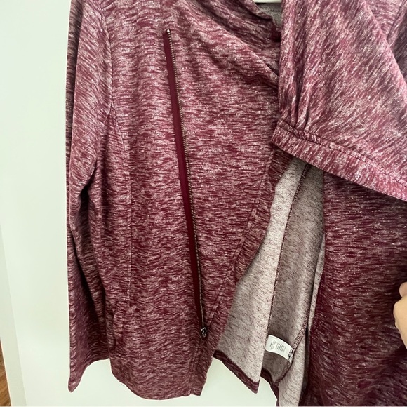 G.H. Bass & Co. Maine Women’s Asymmetrical Zipper Jacket Sweatshirt Large - Picture 6 of 11